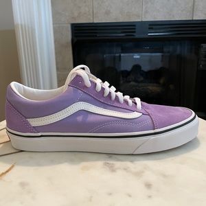 Old Skool Vans- Violet Tulip/ True White